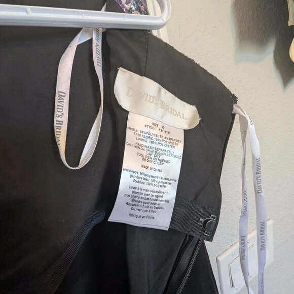 ELEGANT Strapless Sequin 2 PC Dress | 12 | Mini & Overskirt | EUC | PROM READY - Picture 11 of 12